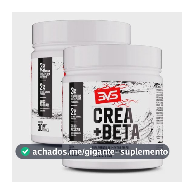 2 Unidades Da Creatina + Beta Alanina Fórmula Avançada  Sem Sabor