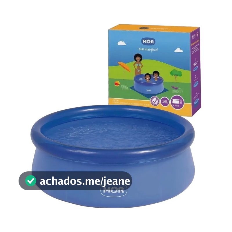 Piscina MOR Inflável 1000 Litros Splash Fun Azul - 1048