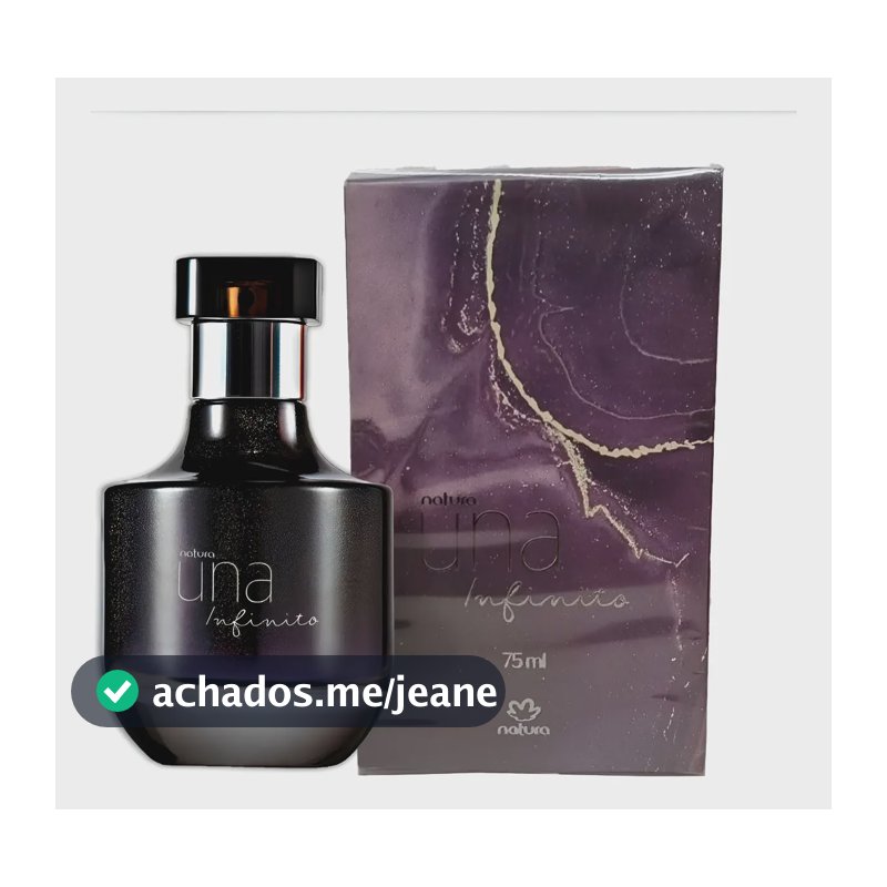 Perfume Feminino Natura Una Infinito 75ml Eau De Pafrum Luxo