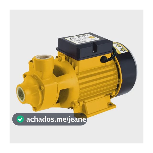 Bomba D'água Periférica JST B1000 1CV Bivolt 127V/220V Sucção 8m
