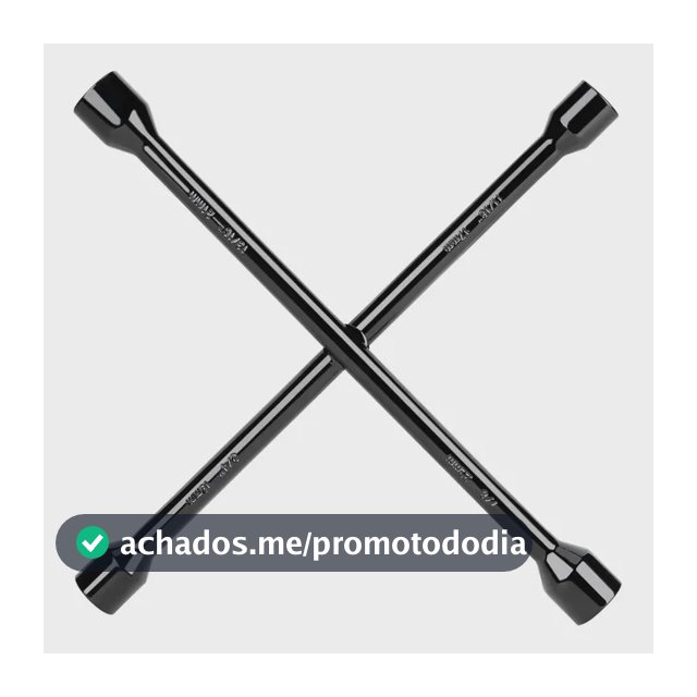 Chave De Roda Cruz Universal Profissional 17-19-21-23mm Aço