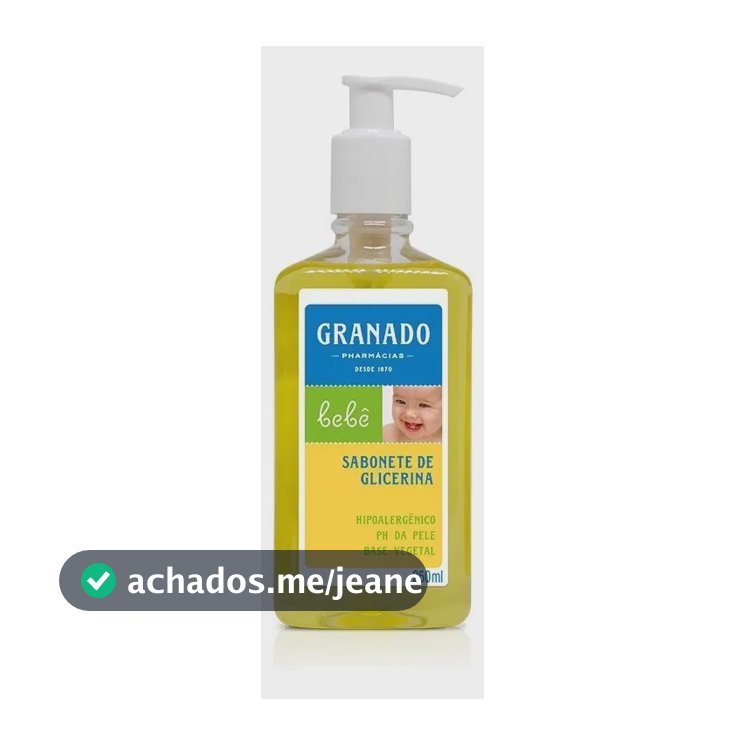 Sabonete líquido de glicerina tradicional Granado Bebê - 250mL