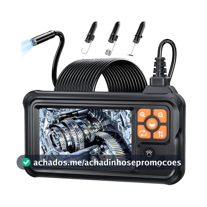 Cámara De Inspección Industrial Con Pantalla Lcd Y Led