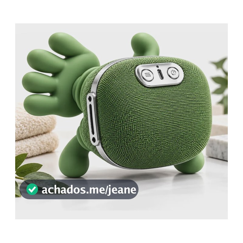 Massageador Elétrico VLX Maozinha Deep 3D Recarregável, para Pescoço e Ombros com Calor
