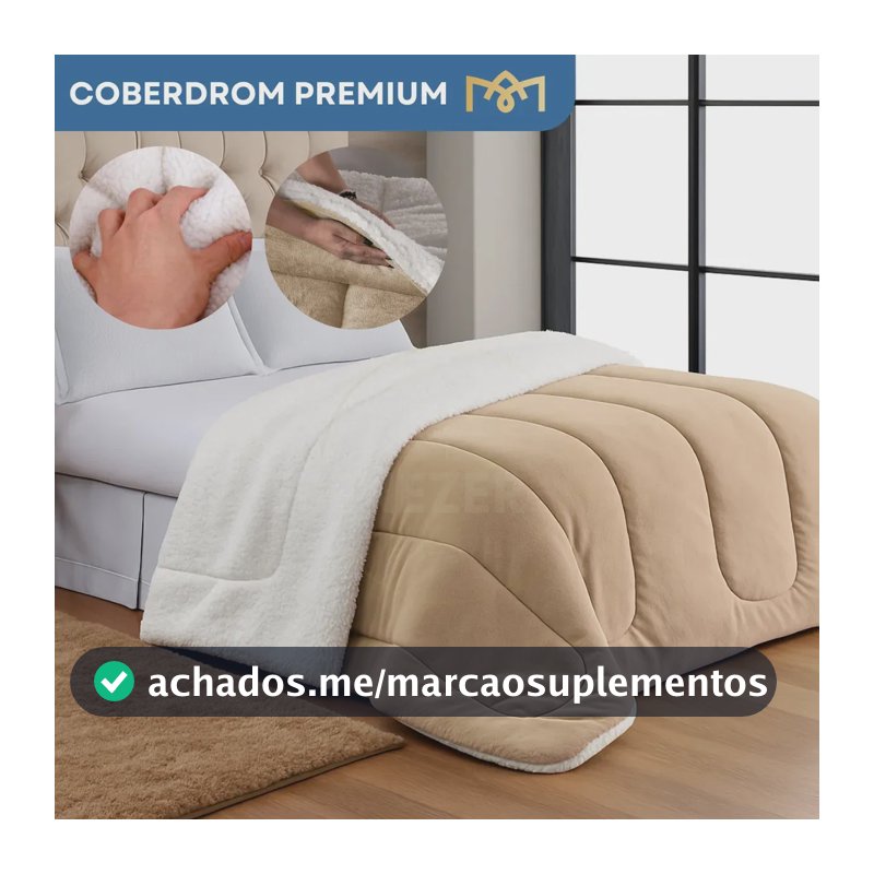 Coberdrom Cobertor Queen 1 Peça Cold 100% Poliéster