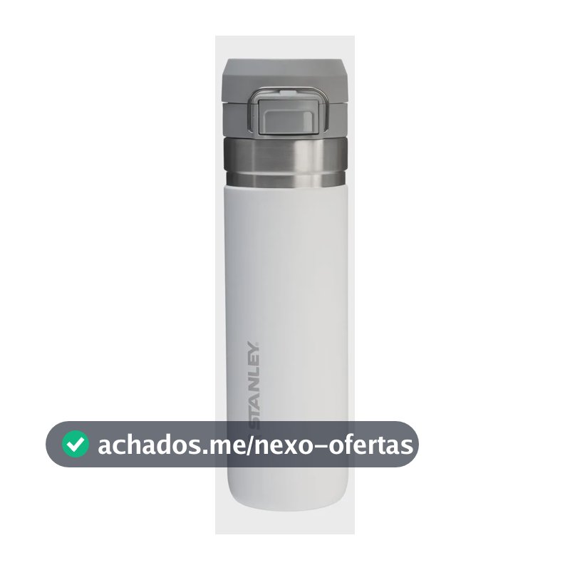 Garrafa Térmica Quick Flip Stanley 710ml Go Bottle Branco Cor Polar