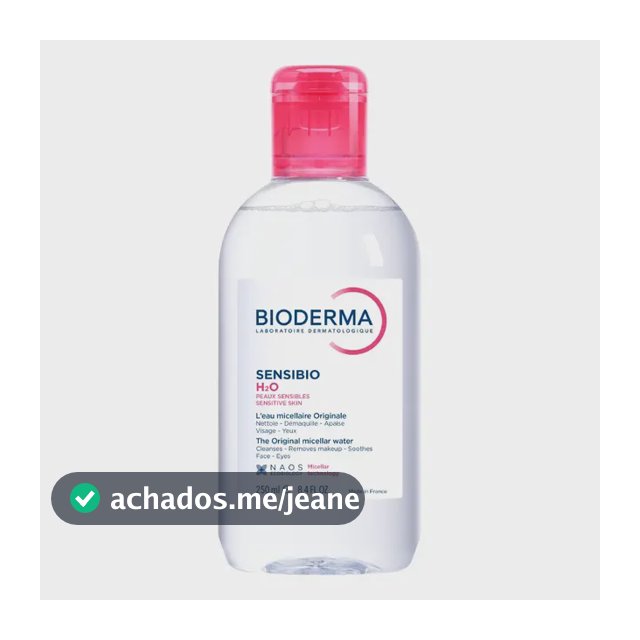 Água micelar de limpeza calmante Bioderma Sensibio
