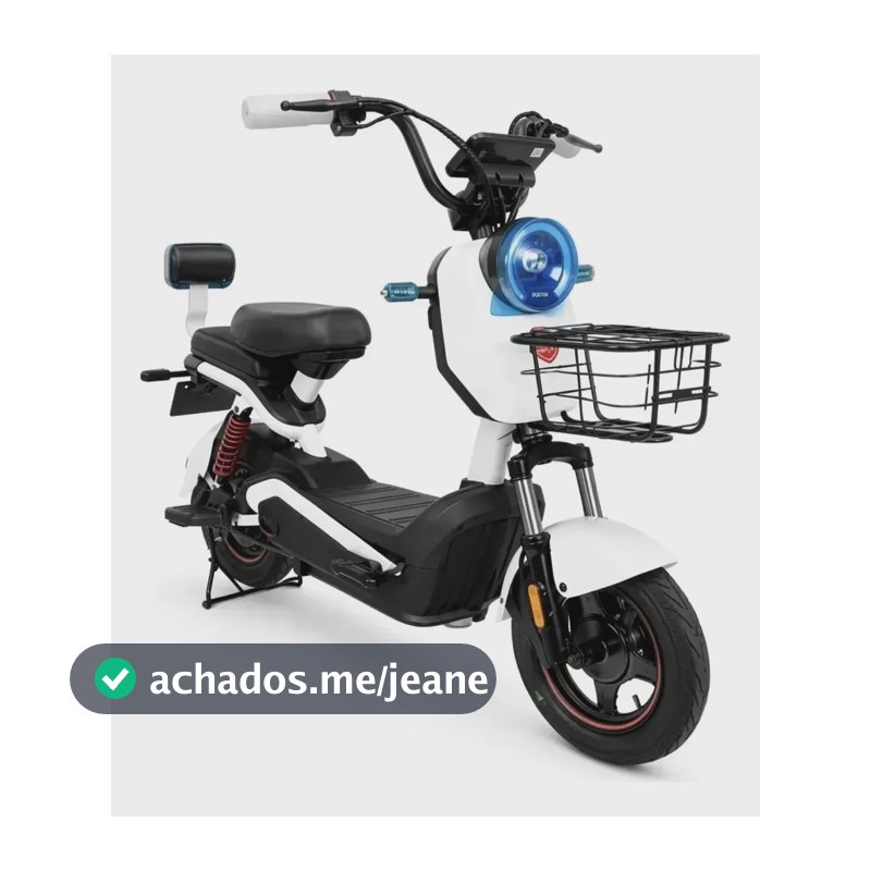 Bicicleta Moto Eletrica Foston X13 Max 1000watts Scooter Nov Branco Xl