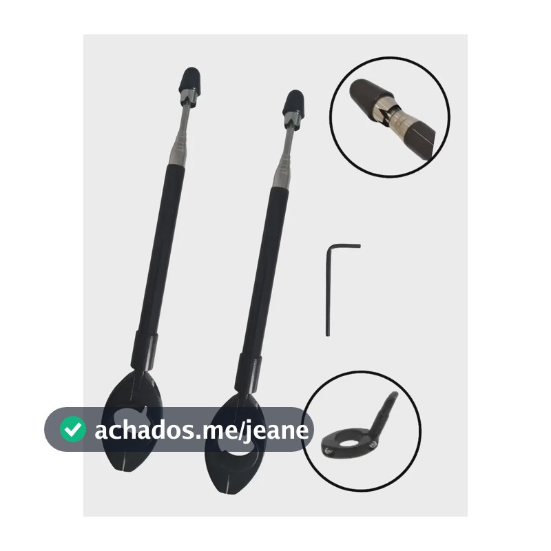 Kit 2 Antena Corta Pipa Anteninha Moto Proteja Sua Vida
