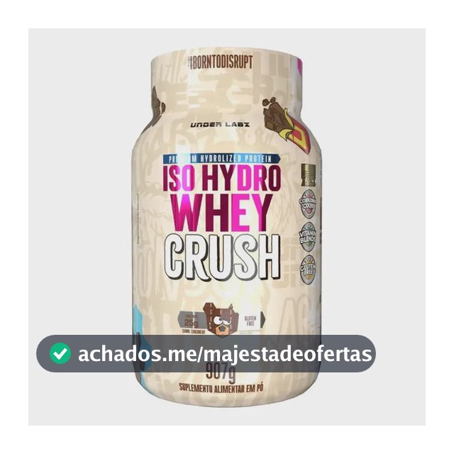Whey Protein Isolado Hidrolisado Chocobear 907g - Under Labz Chocolate