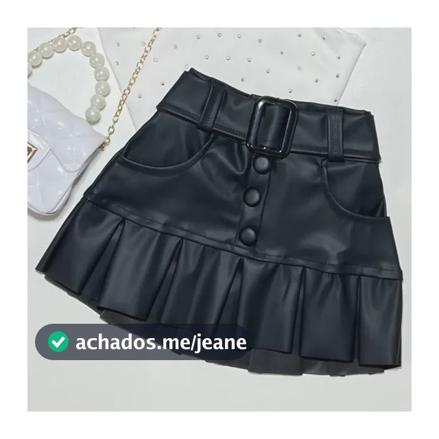 Conjunto 2 Peças Infantil Menina Saia Plissada E Blusa Verão