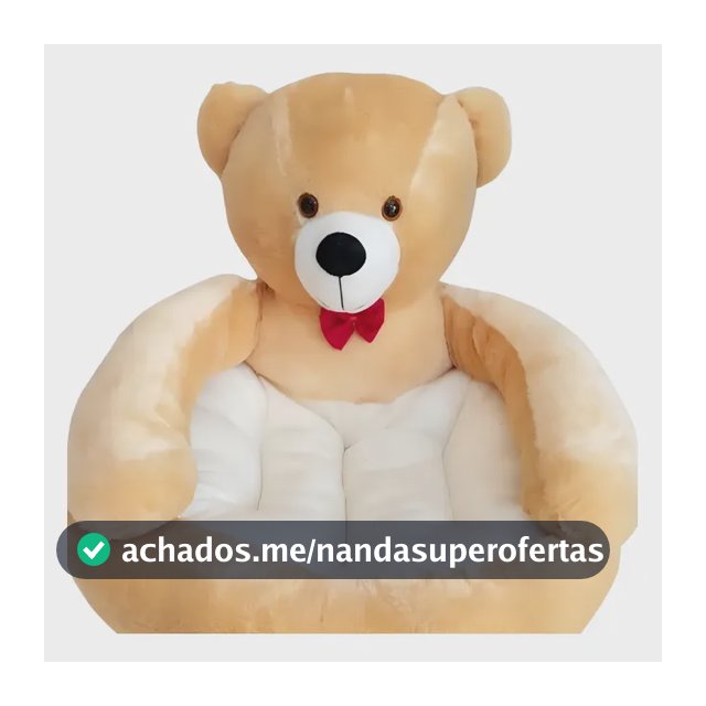 Caminha Pet Ursinho De Pelúcia Macia Para Cachorros E Gato Cor Doce De Leite