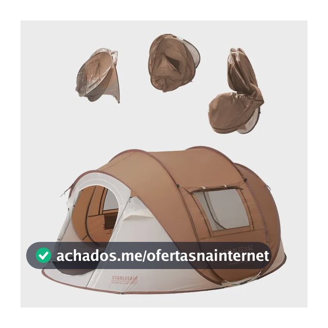Barraca Pop-up Impermeável Stableease 4 Pessoas