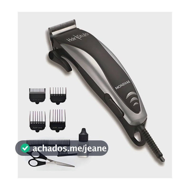 Máquina De Cortar Cabelo Pelo Barba Mondial Hair Stylo Cr-02