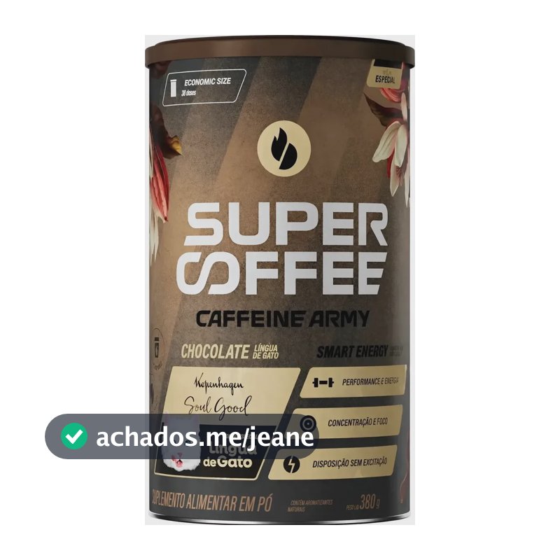 Supercoffee Lingua De Gato - Economic Size (380g) - Caffeine Army Chocolate