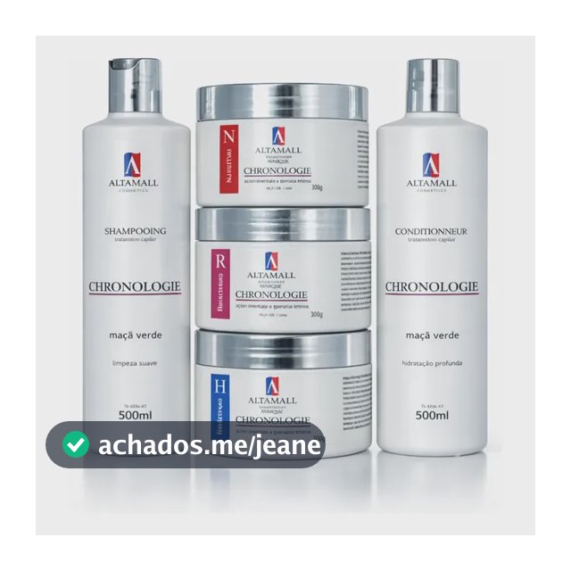 Kit 5 Un Cronograma Capilar Manutenção Completa Profissional Kit 5 Unidades