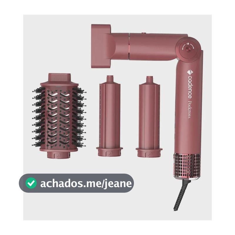 Secador Modelador Cadence Poderosa, SEC1000, Escova e Cachos, 220 V