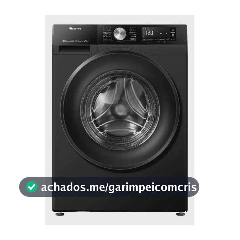 Lava/seca Hisense 3s14 Inverter 14/9kg Wi-fi Noir