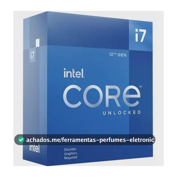 Processador Intel Core I7-12700kf 12ª Geração 3.6ghz