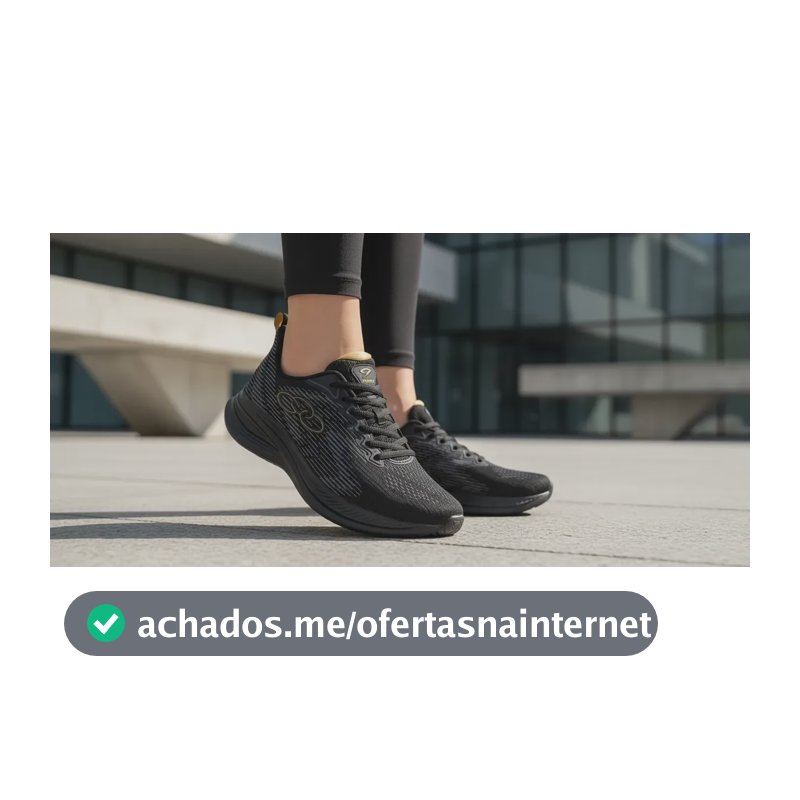 Tênis Olympikus Marte Academia Treino Caminhada Corrida Preto Lisa 39 Br