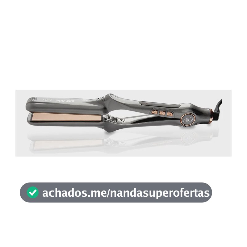 Prancha De Cabelo Mq Pro 480°f Titânio Automatico Chumbo 127/220v