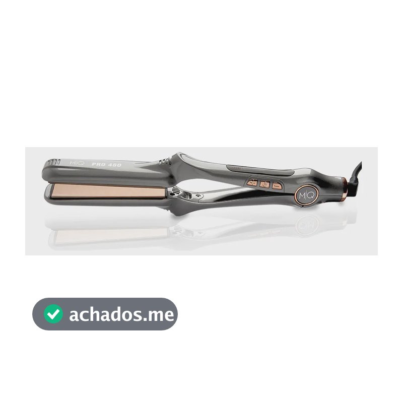 Prancha De Cabelo Mq Pro 480°f Titânio Automatico Chumbo 127/220v