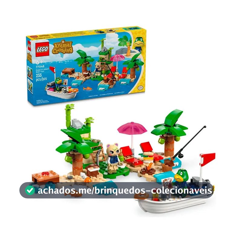 Lego Animal Crossing Passeio Do Barco Do Kapp'n 77048