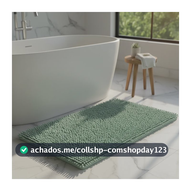 Kit 3 Tapete Bolinha Antiderrapante Banheiro 40x60cm Sortido Sortidas