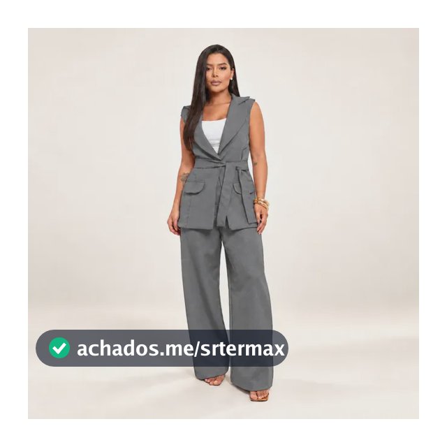 Conjunto Alfaiataria Boss Colete E Calça Pantalona Social