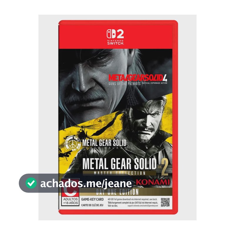 Metal Gear Solid: Master Collection Vol. 2 Nintendo Switch 2