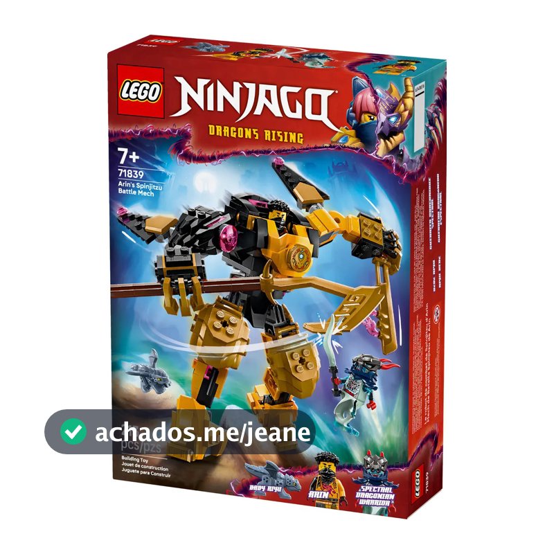 Lego® Ninjago® Meca De Batalha Spinjitzu Do Arin 71839