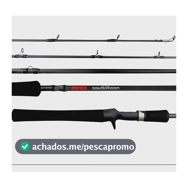 Vara Rapala Blackmoon Carretilha - 5'6 1,68m - 17-25lbs