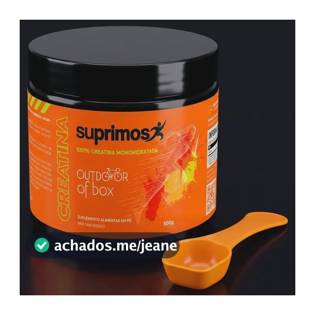 Creatina Monohidratada 100% Suprimos 300g
