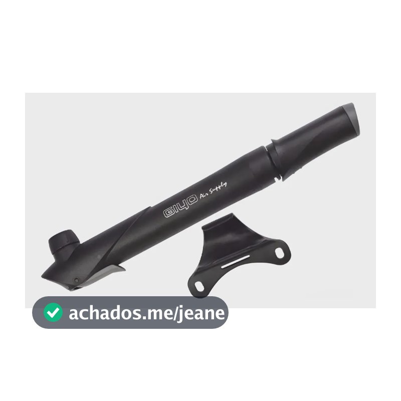 Bomba De Encher Pneu Bike Giyo Mini Plástico Compacta E Leve Preto