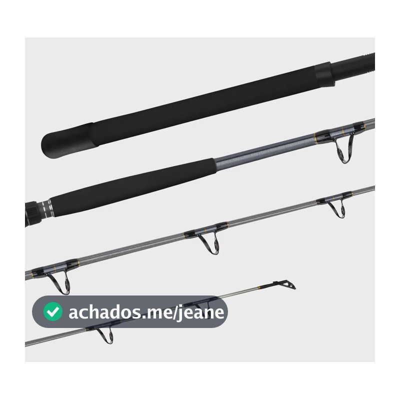 Vara Para Molinete Cherokee 661sp 60-120lbs - Saint Plus Cor Cinza