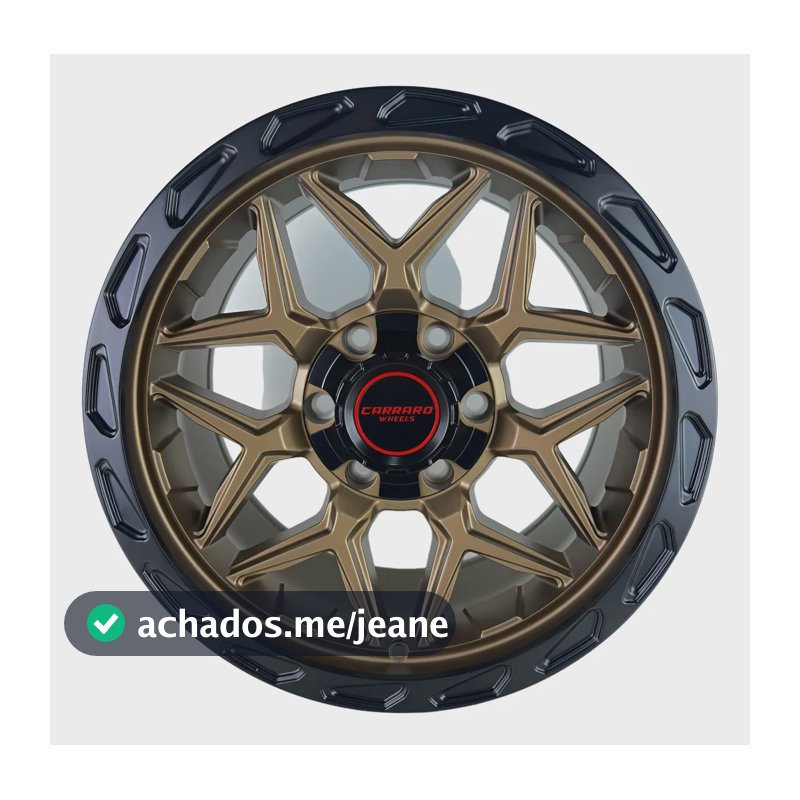Jg Roda Aro17 Nashville 6x139 Off-road Ranger S10 Hilux L200 Bronze
