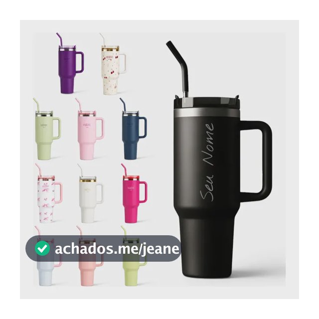 Copo Térmico 1200ml Personalizado Com Seu Nome Hiddra
