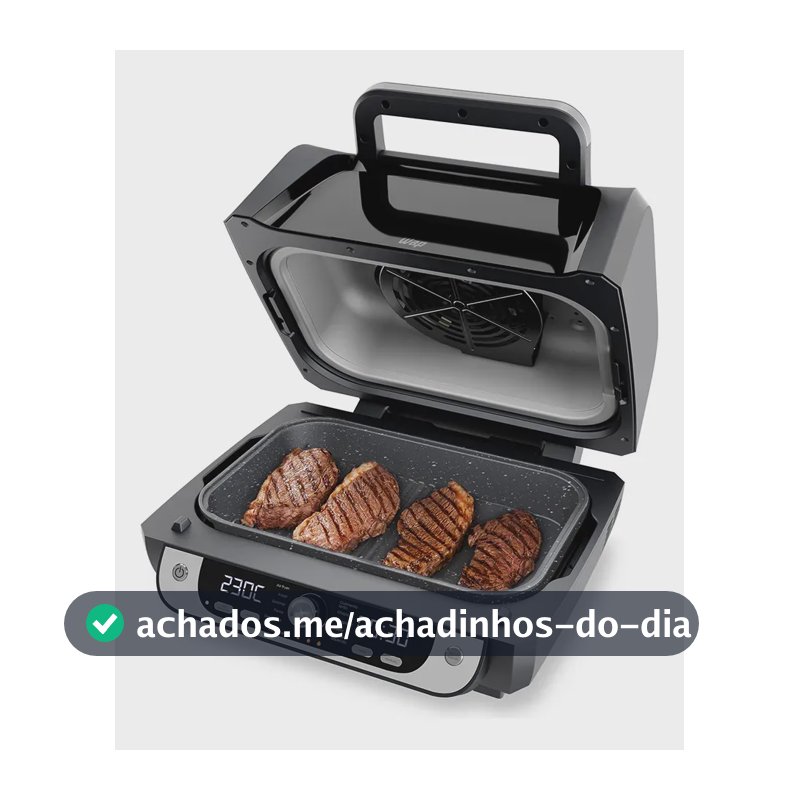Fritadeira Elétrica Air Fryer WAP Barbecue com Painel Digital e 12 Funções 220V