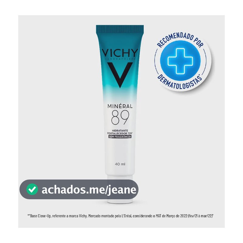 Hidratante Facial Minéral 89 Creme 40ml Vichy  Todo Tipo De Pele Dia/noite