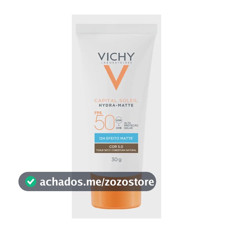 Protetor Solar Facial Hydra-matte Fps50 Cor 5.0 30g Vichy