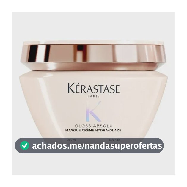 Gloss Absolu Masque Crème Hydra Glaze Máscara 200ml Kérastase