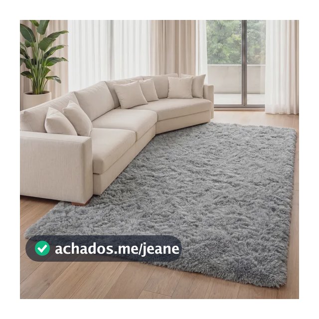 Tapete Sala 2,00x2,40 Quarto Felpudo Peludo Macio