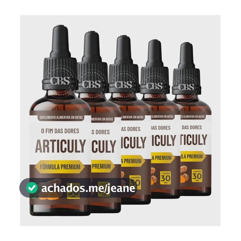 Compre 3 Leve 5 Articuly - Joelho Juntas Coluna 30ml Sem Sabor