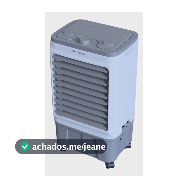 Climatizador Portátil Turbo 5 Em 1 8 Litros 130w Ventisol Cor Cinza