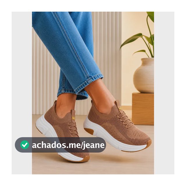 Tênis Feminino Elastico Sem Cadarço Ultra Conforto Modare Nude Liso 36
