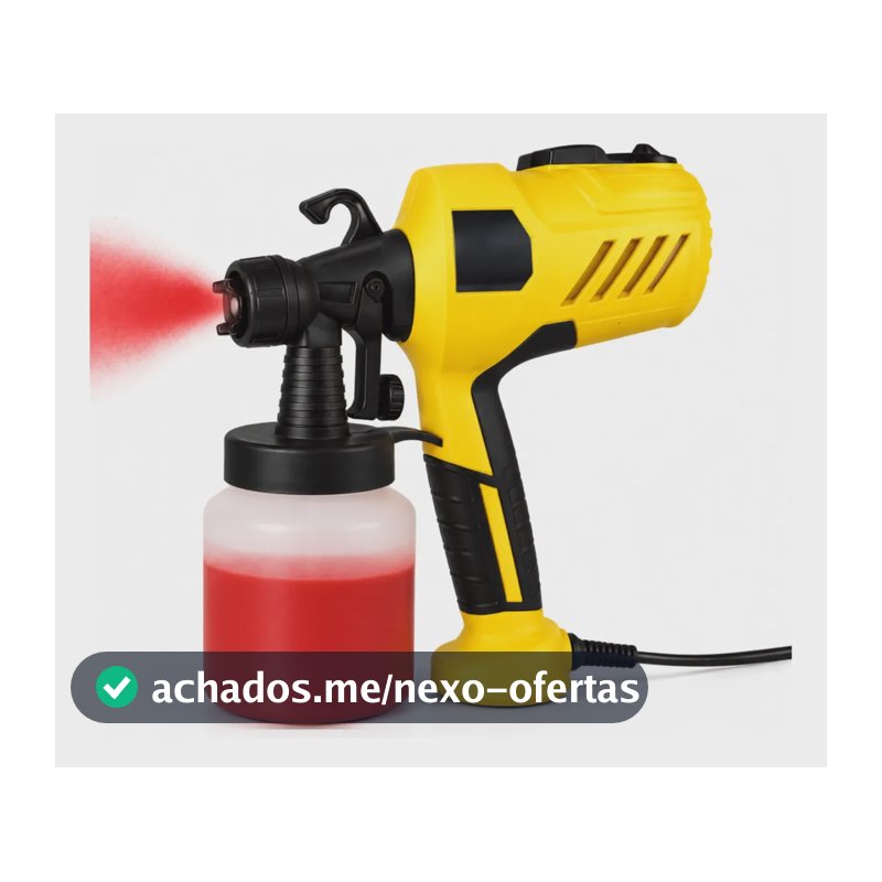 Pistola De Pintura 400w Profissional Elétrica Pulverizadora 800ml Regulações De Spray Prevenção De Refluxo Para Projetos De Renovação Doméstica 110v Marca Colpaq
