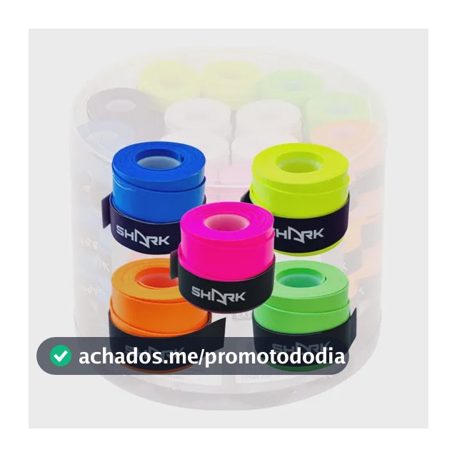 5 Overgrips Shark Pro Extra Tacky 0,5mm Beach Tennis Padel