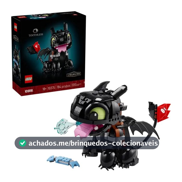 Lego Como Treinar O Seu Dragão Banguela 784 Peças - 10375 784 Banguela