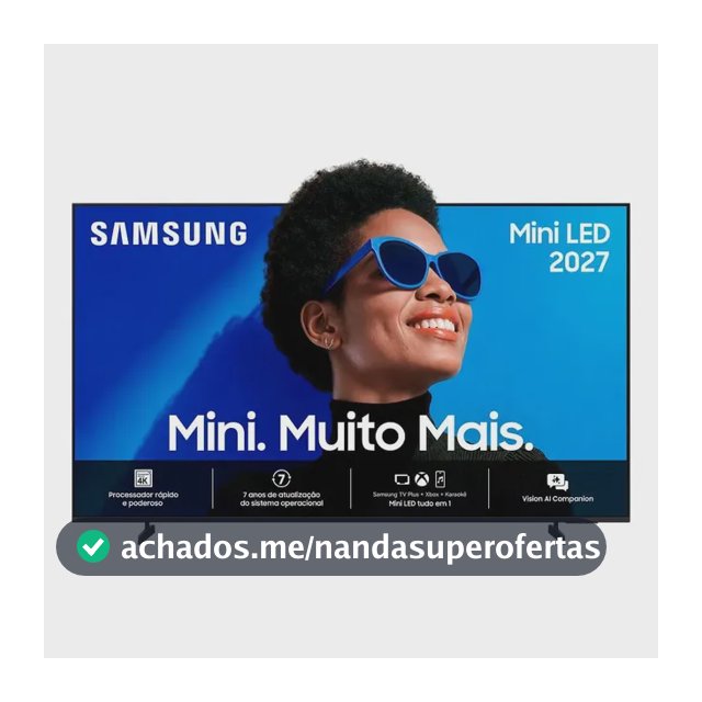 Samsung Smart TV 65" Mini LED 4K M75H 26/2027
