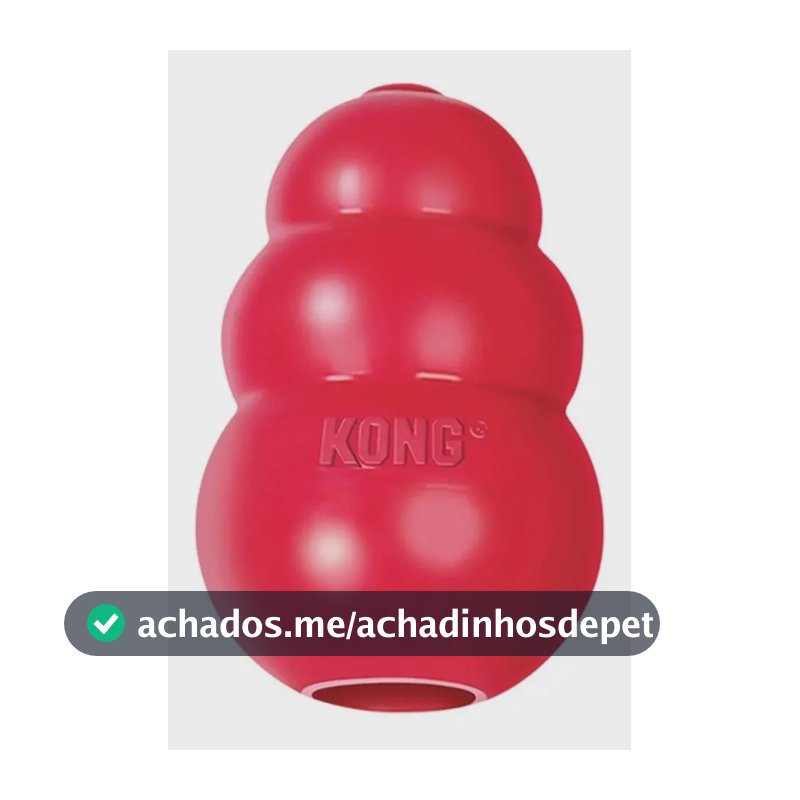 Brinquedo Kong Classic Recheável Para Cães Grande